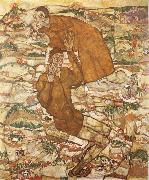 Egon Schiele Levitation oil